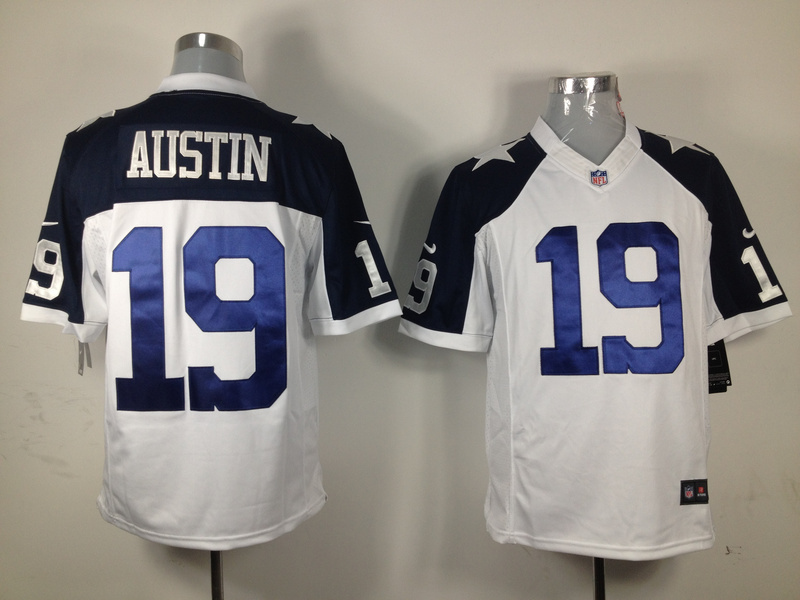 Dallas Cowboys 19 Austin White Thankgivings Nike Game Jersey